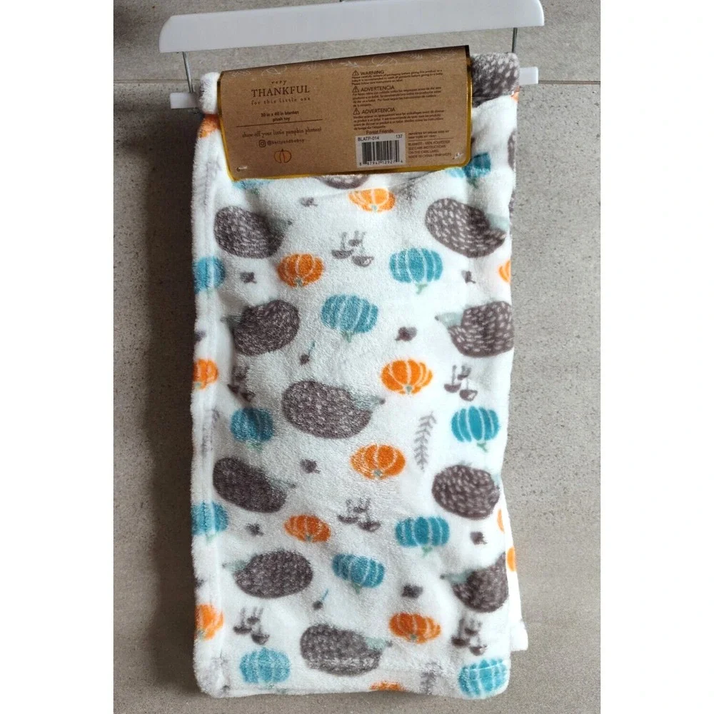 Thankful Baby's 1st Thanksgiving Blanket Gnome Lovey Toy Dream Kids Pumpkin‎ NWT